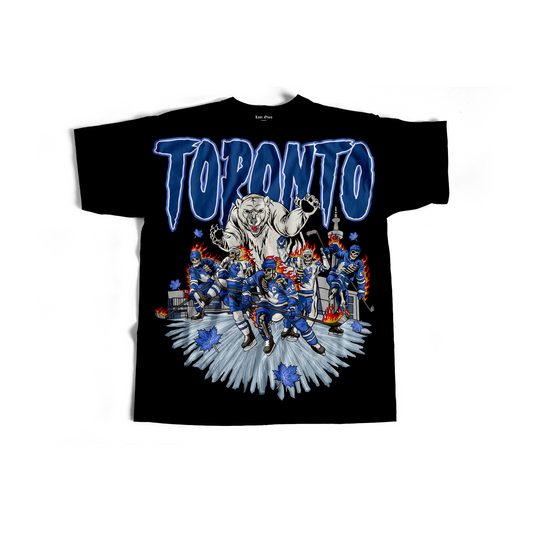 MAPLE LEAFS T-SHIRT - BLACK