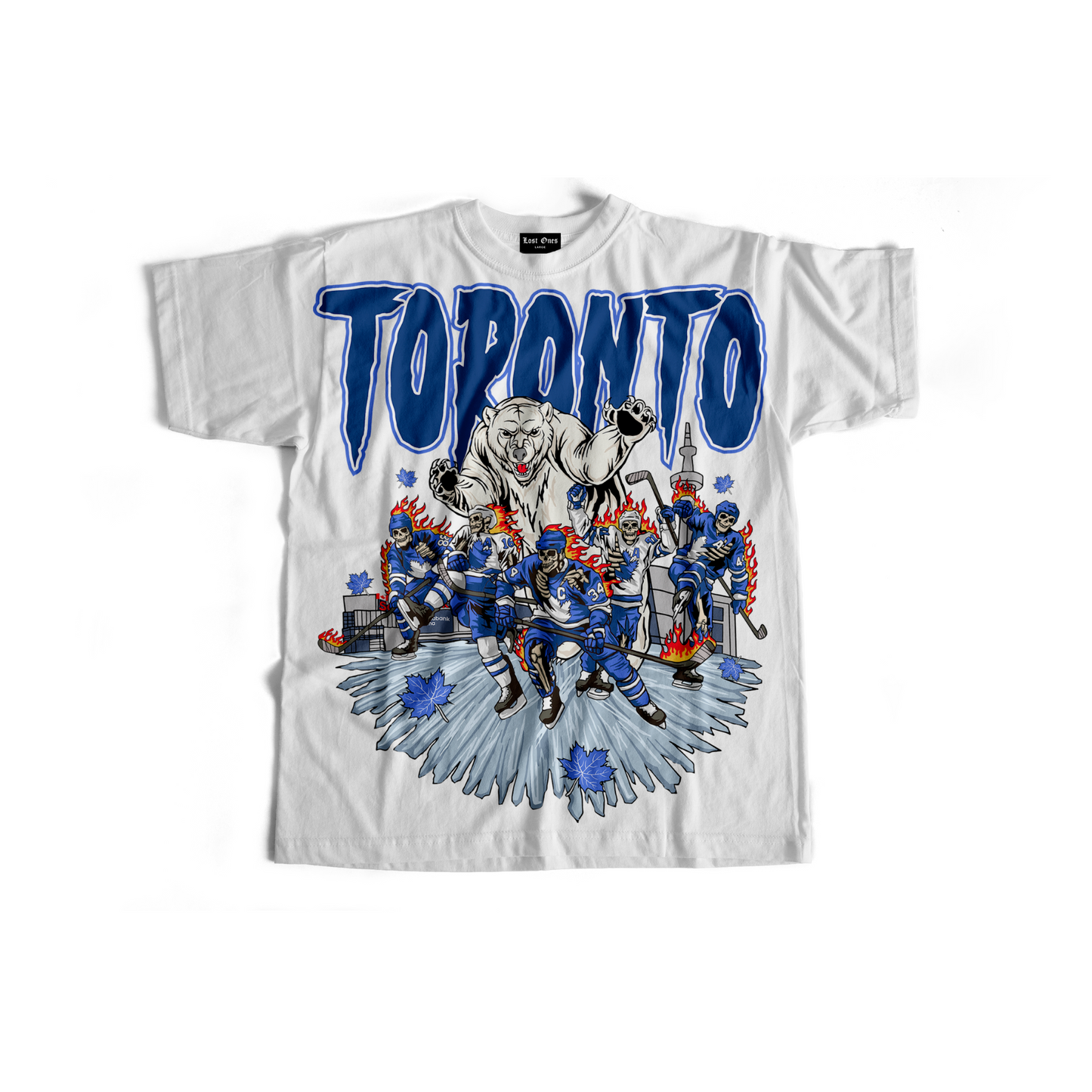 MAPLE LEAFS T-SHIRT - WHITE